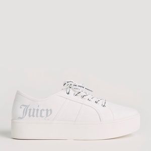 Juicy Couture Bouncy Platform Women’s Sneakers White Size 9 NWT